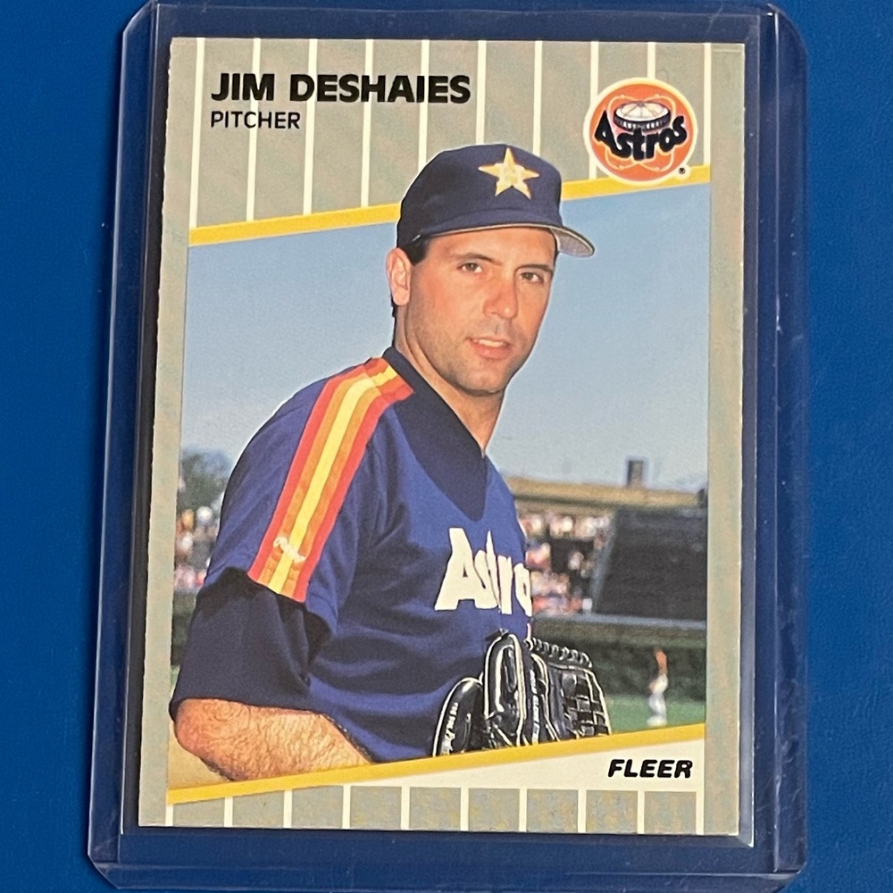 Jim Deshaies #356 1989 Fleer Baseball Trading Card